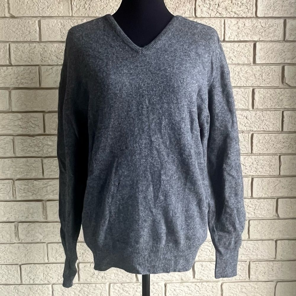 Vintage Woolama 60s V-neck 100% wool size Large